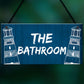 THE BATHROOM Sign Nautical Theme Toilet Loo Bathroom Sign