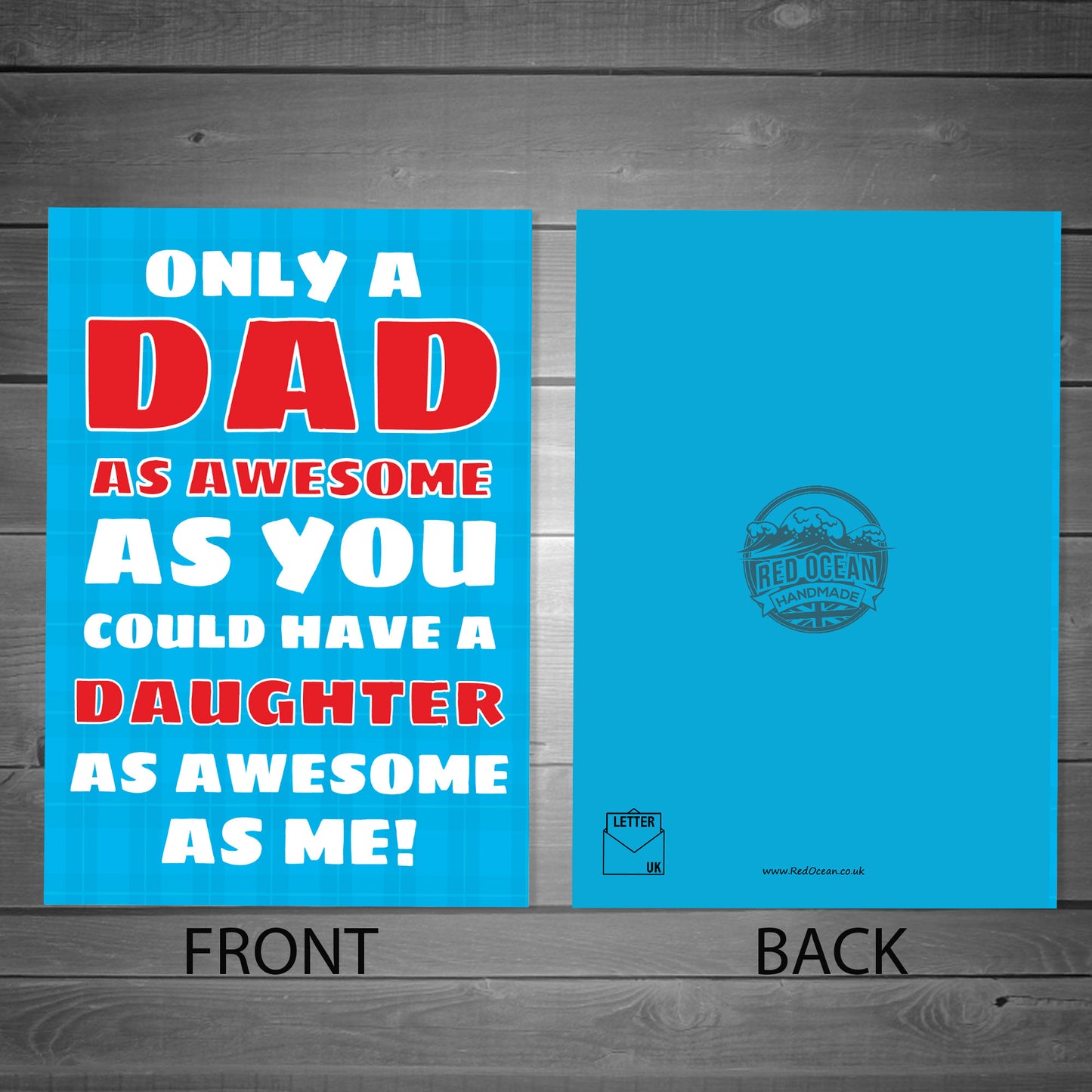 Funny Birthday Card For Dad Card Heart Dad Gifts From Daughter