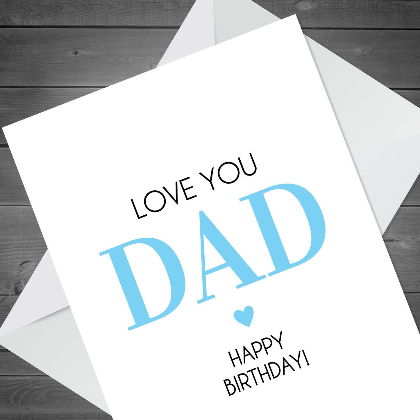 Birthday Cards For Dad Love You Dad Card From Daughter Son