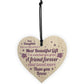 Daughter Gifts For Christmas Birthday Wood Heart Poem Daughter