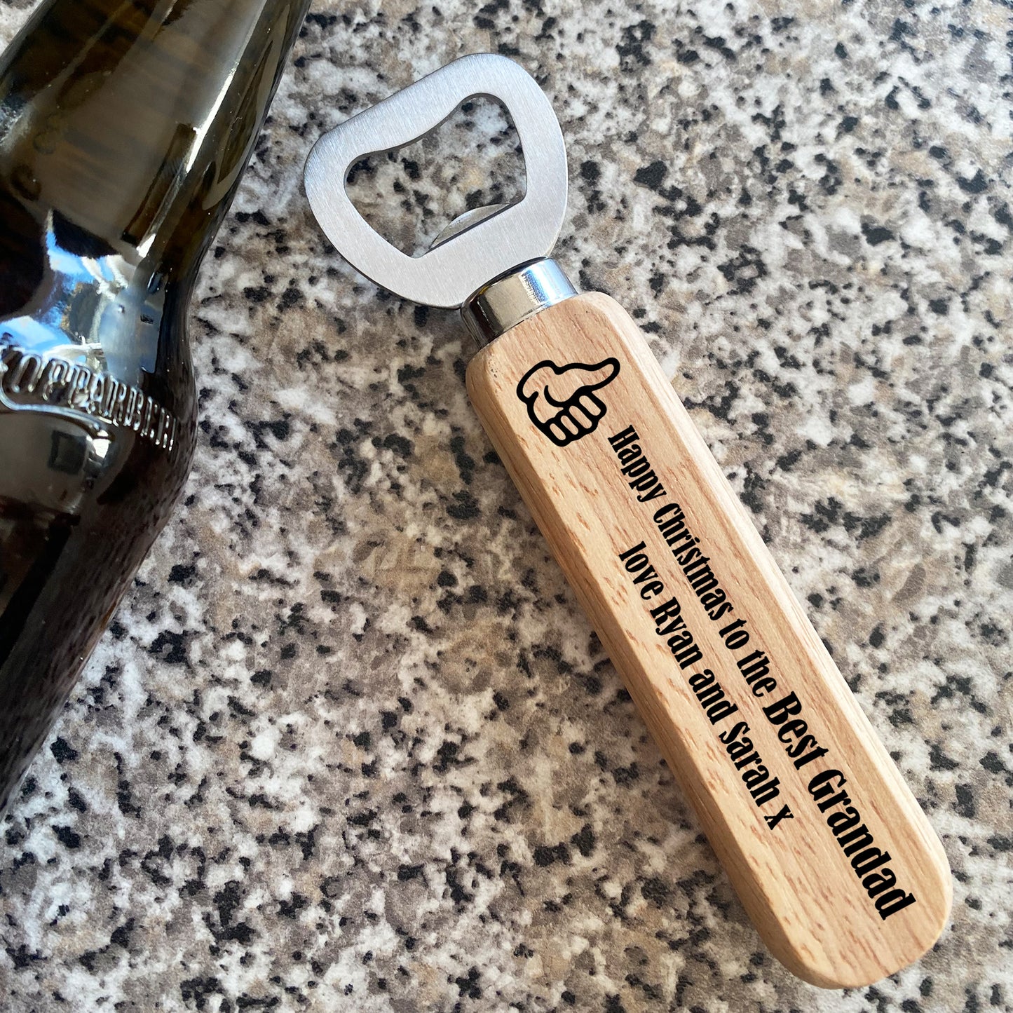 Christmas Gift For Grandad Personalised Bottle Opener Novelty