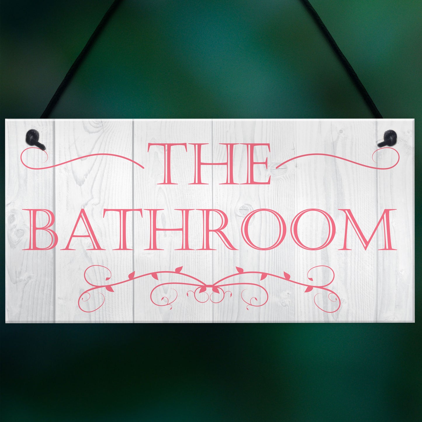 The Bathroom Decorative Hanging Plaque