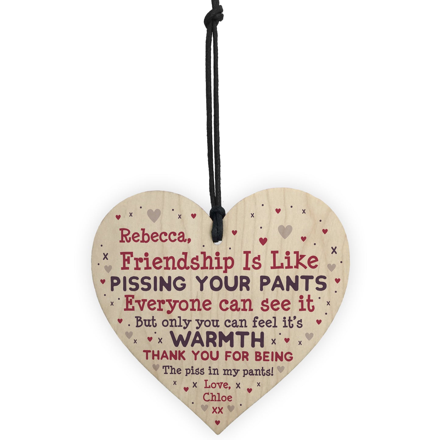 Best Friend Sign Personalised Friendship Gift Funny Thank You