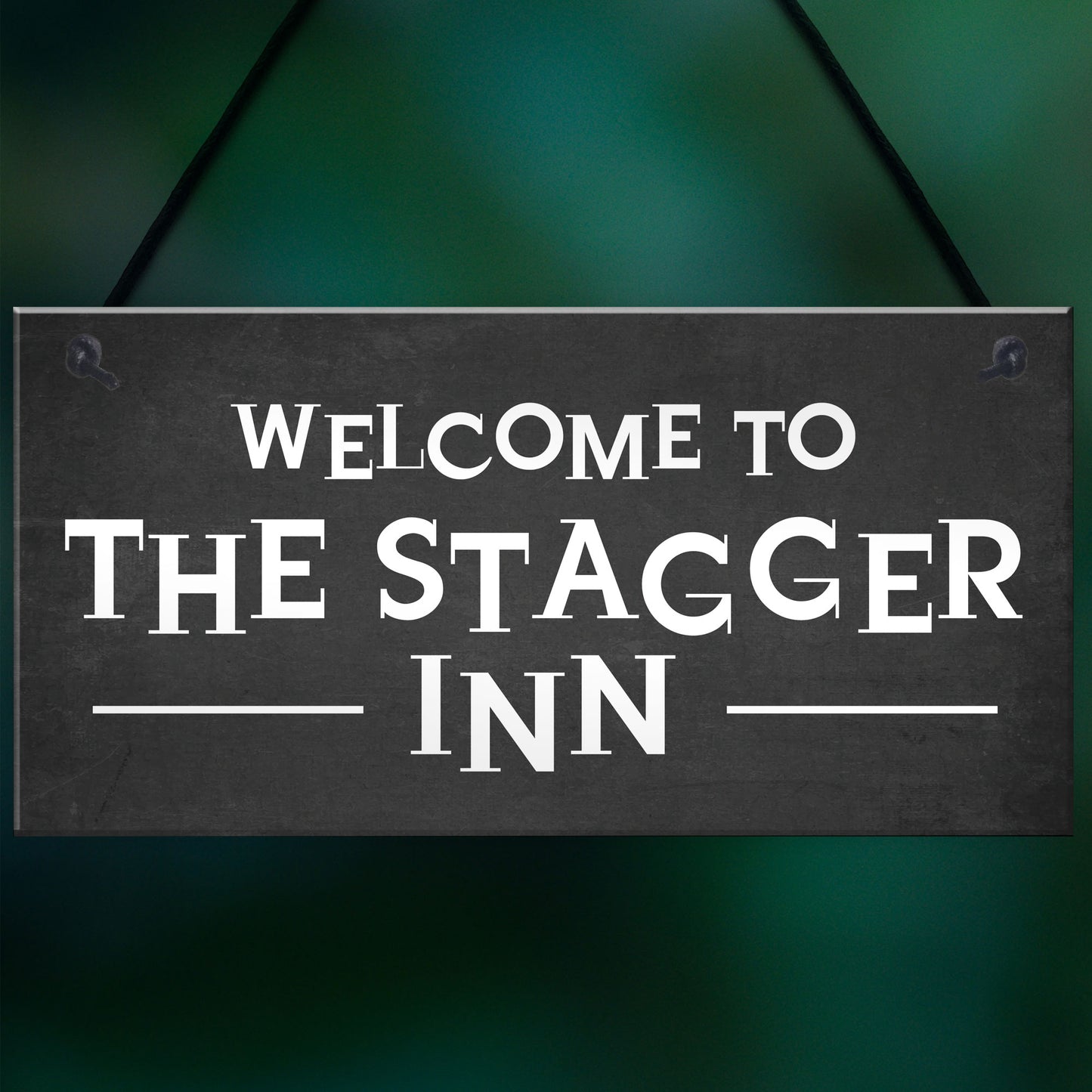 Funny Humour Home Bar Sign STAGGER INN Man Cave Pub Garage
