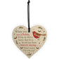 Memorial Plaque For Mum Dad Nan Grandad Wooden Heart Memorial
