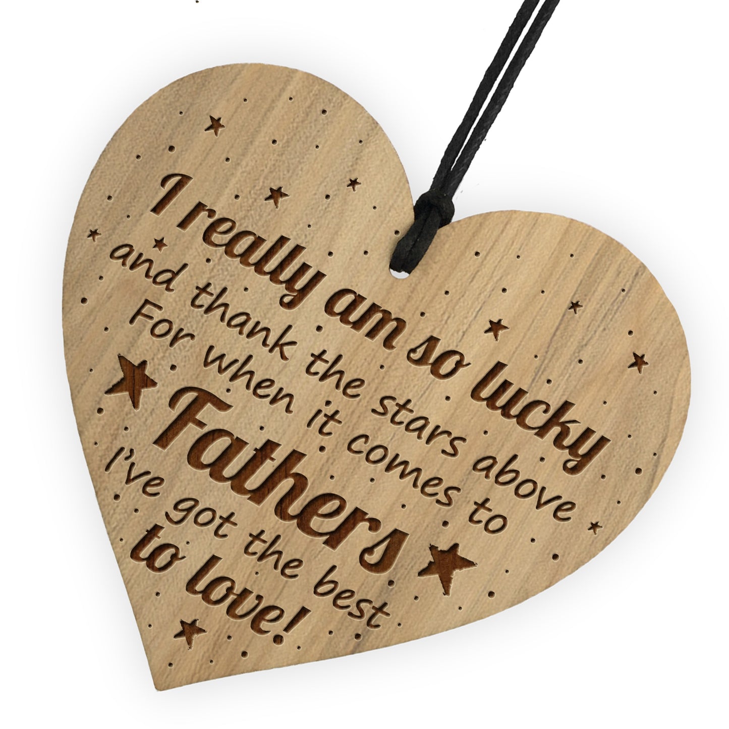 Dad Engraved Heart Gift For Father Birthday Christmas Gift