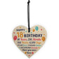 18th Birthday Gift For Daughter Son Wooden Hanging Heart 18