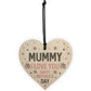 Mothers Day Gift for Mummy Heart Thank You Gift Daughter Son
