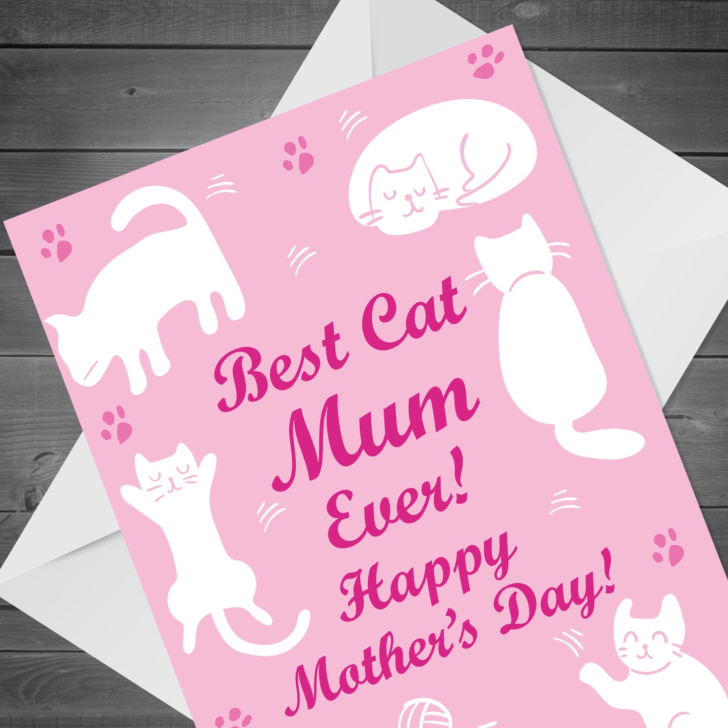 Mothers Day Card From The Cat Funny Joke Card From Pet Cat Lover