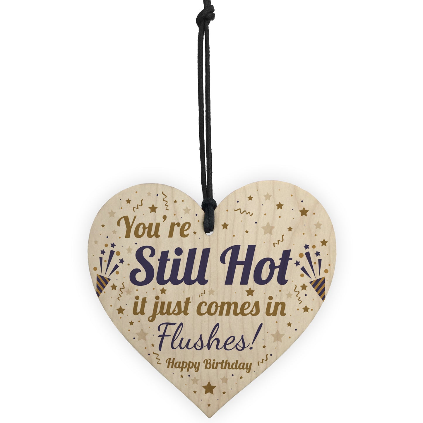 Birthday Gifts For Women 40th 50th Funny Wooden Heart 50th