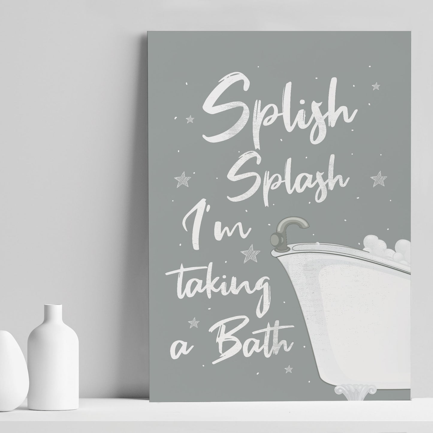 Funny Bathroom Quote Print Bathroom Toilet Loo Sign Decor