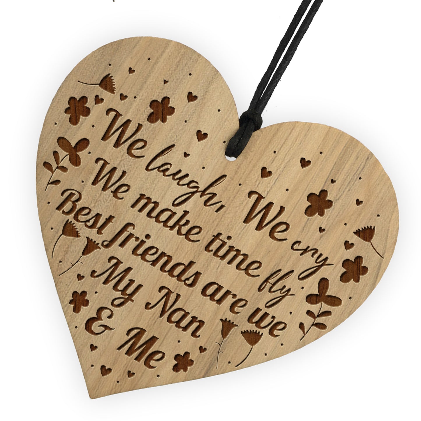 Nan Gifts Birthday Christmas BEST FRIEND GIFT Engraved Heart