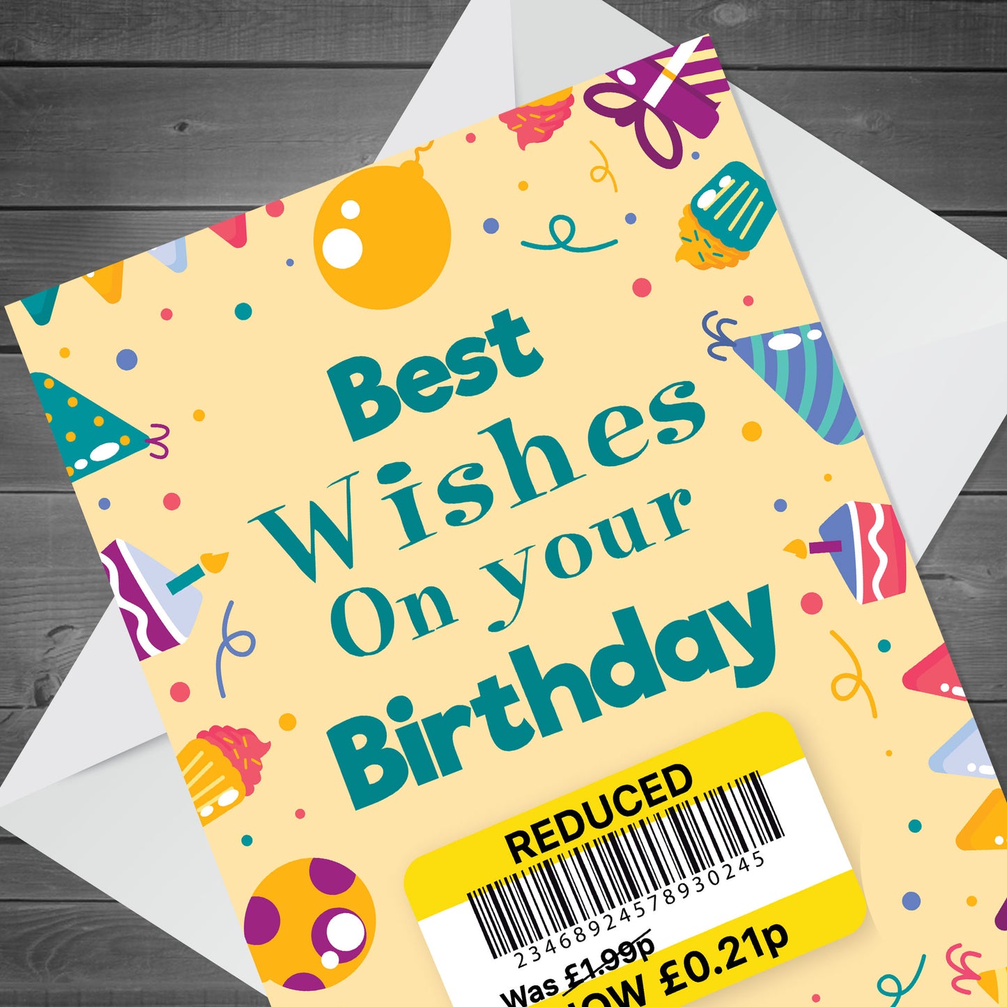 Best Wishes Birthday Card Funny Joke Reduced Cheap Birthday