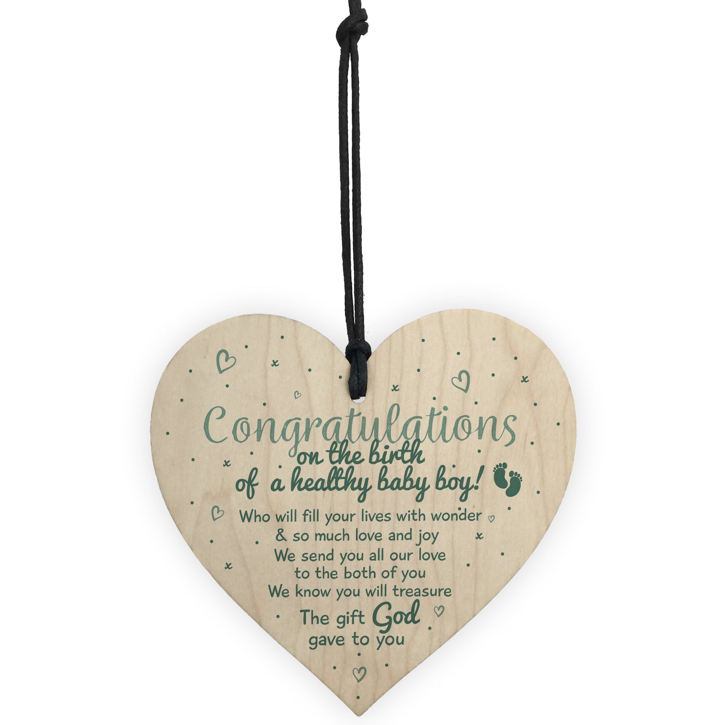 Baby Boy Birth Congratualtions Son Parents Grandparents Gift