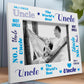 Novelty Gift For Uncle Birthday Fathers Day Wooden Uncle Frame