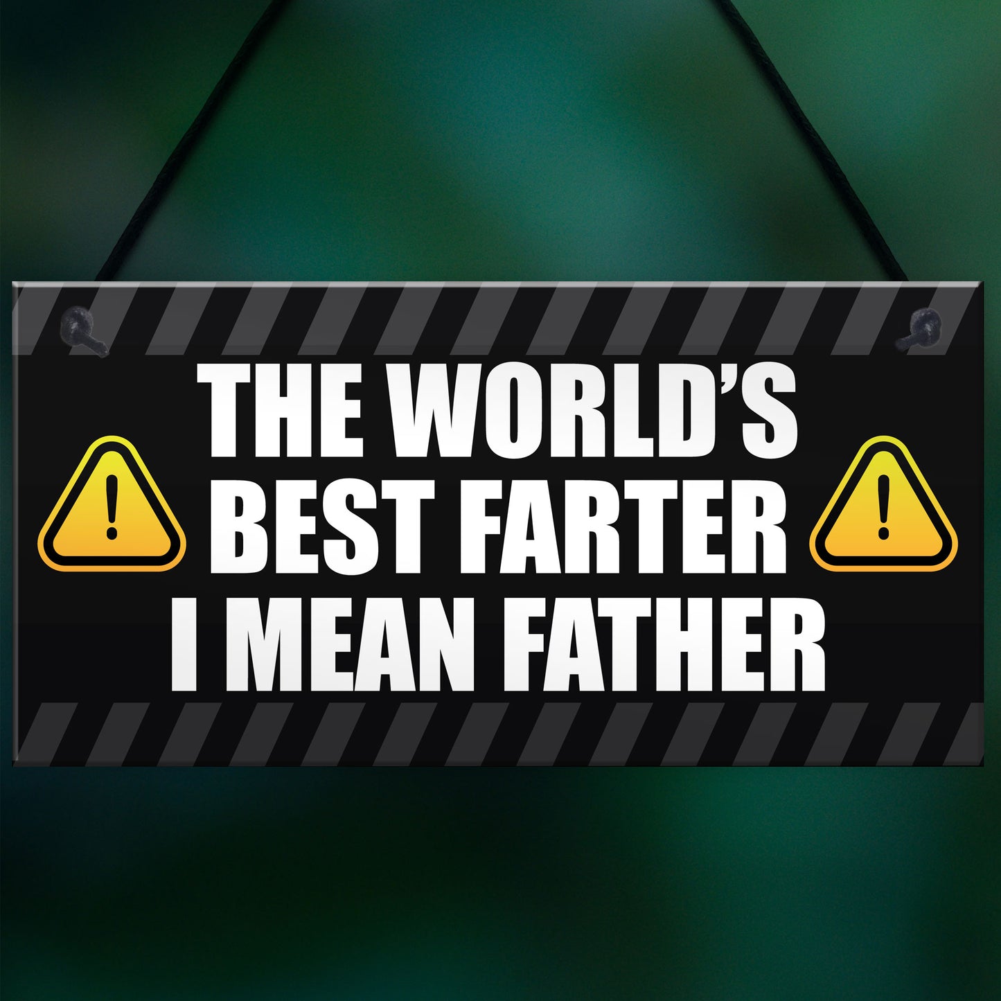 Funny Fathers Day Sign Novelty Gift For Dad Birthday Gifts