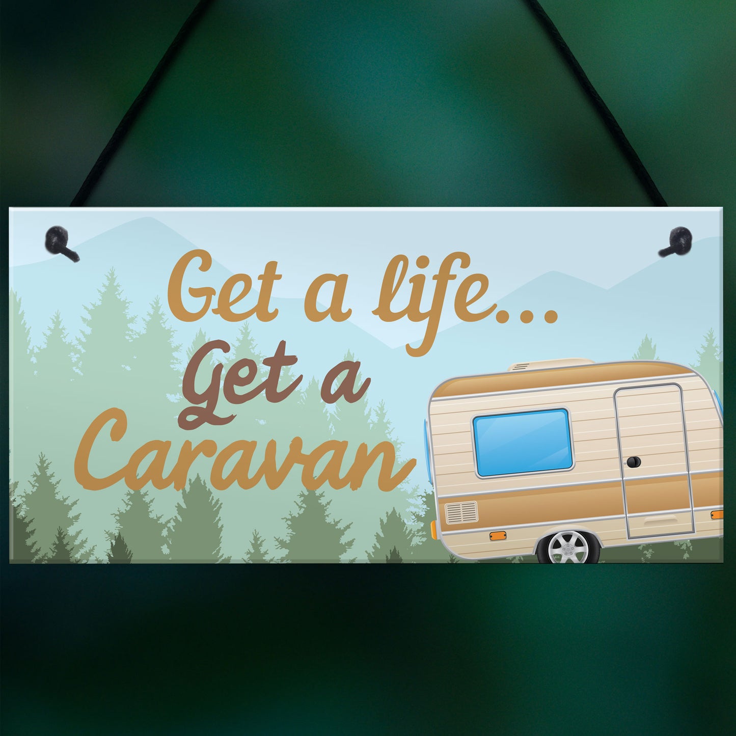 Funny Caravan Plaque Novelty Home Decor Gifts Camper Caravan