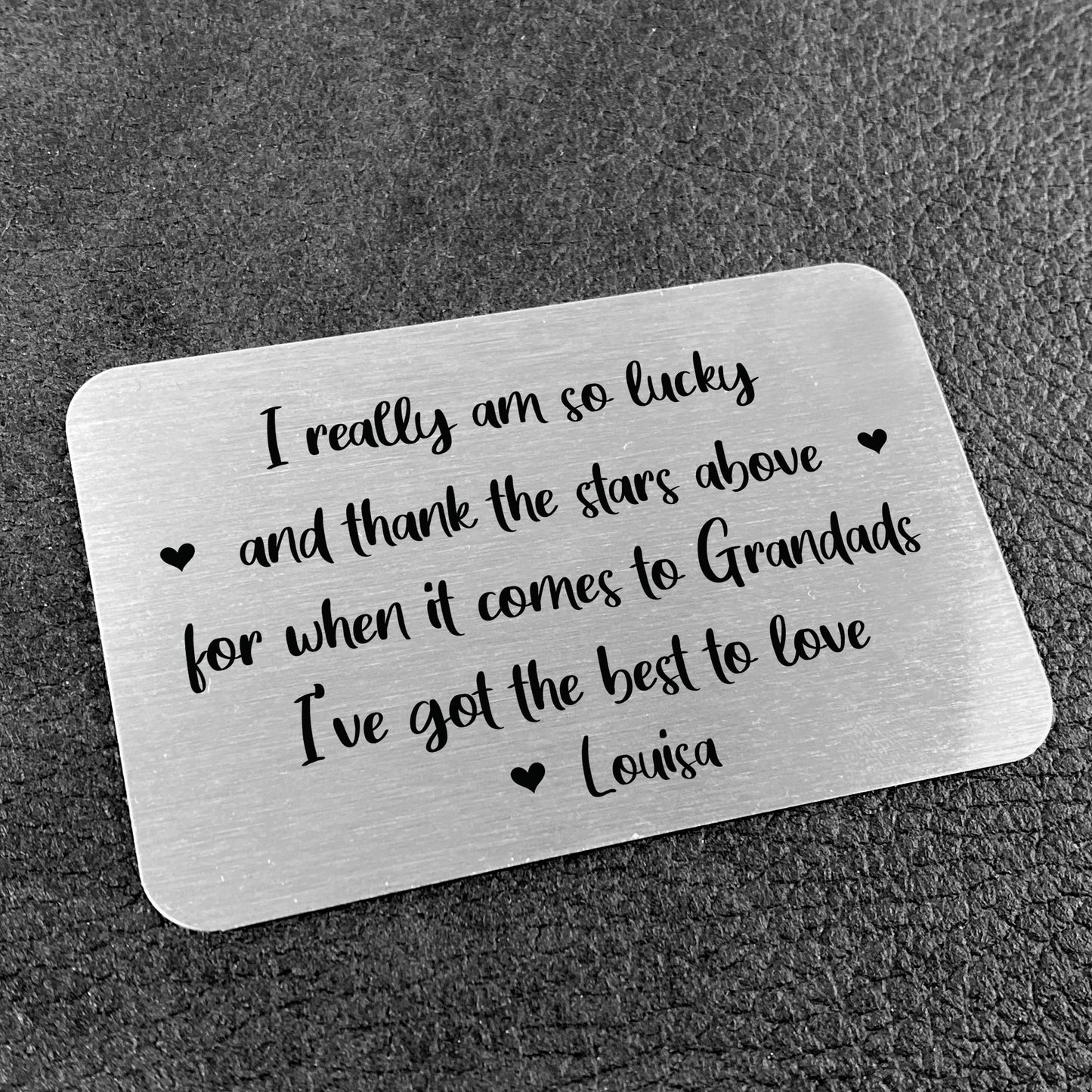 Novelty Gift For Grandad Wallet Card Grandparent Gift