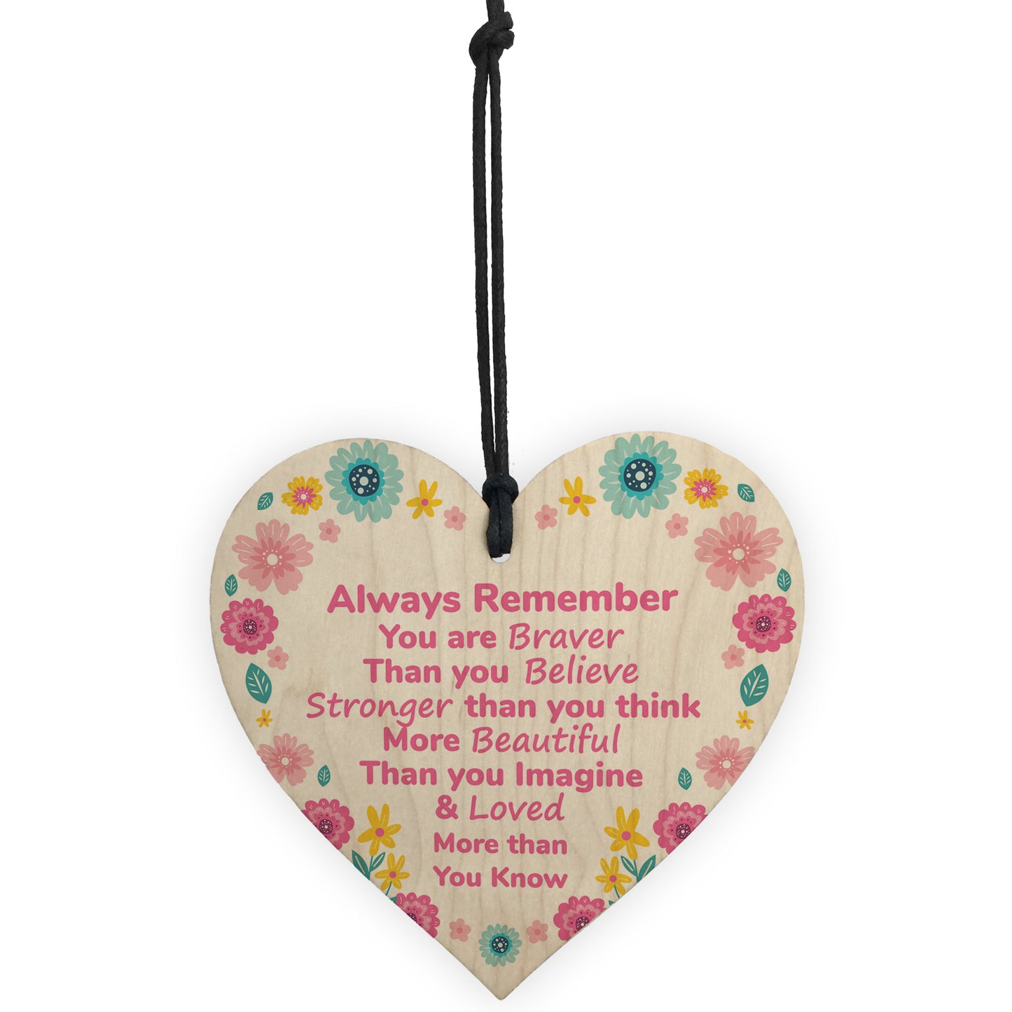 Inspirational Wood Heart Gift For Friend Novelty Best Friend