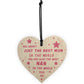 Best Mum Nan Gift For Birthday Wooden Heart Gift For Her