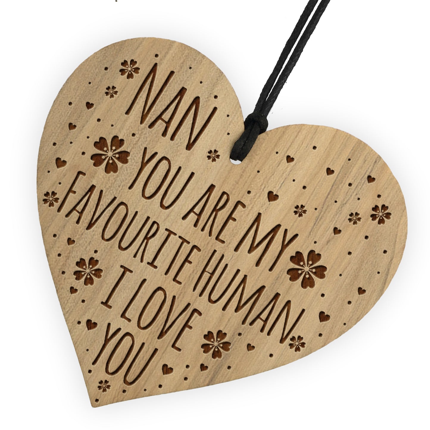 Nan Gift Birthday Christmas NAN PLAQUE Engraved Heart Gift