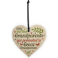 Baby Announcement Great Grandparent Gifts Heart Grandparent Sign
