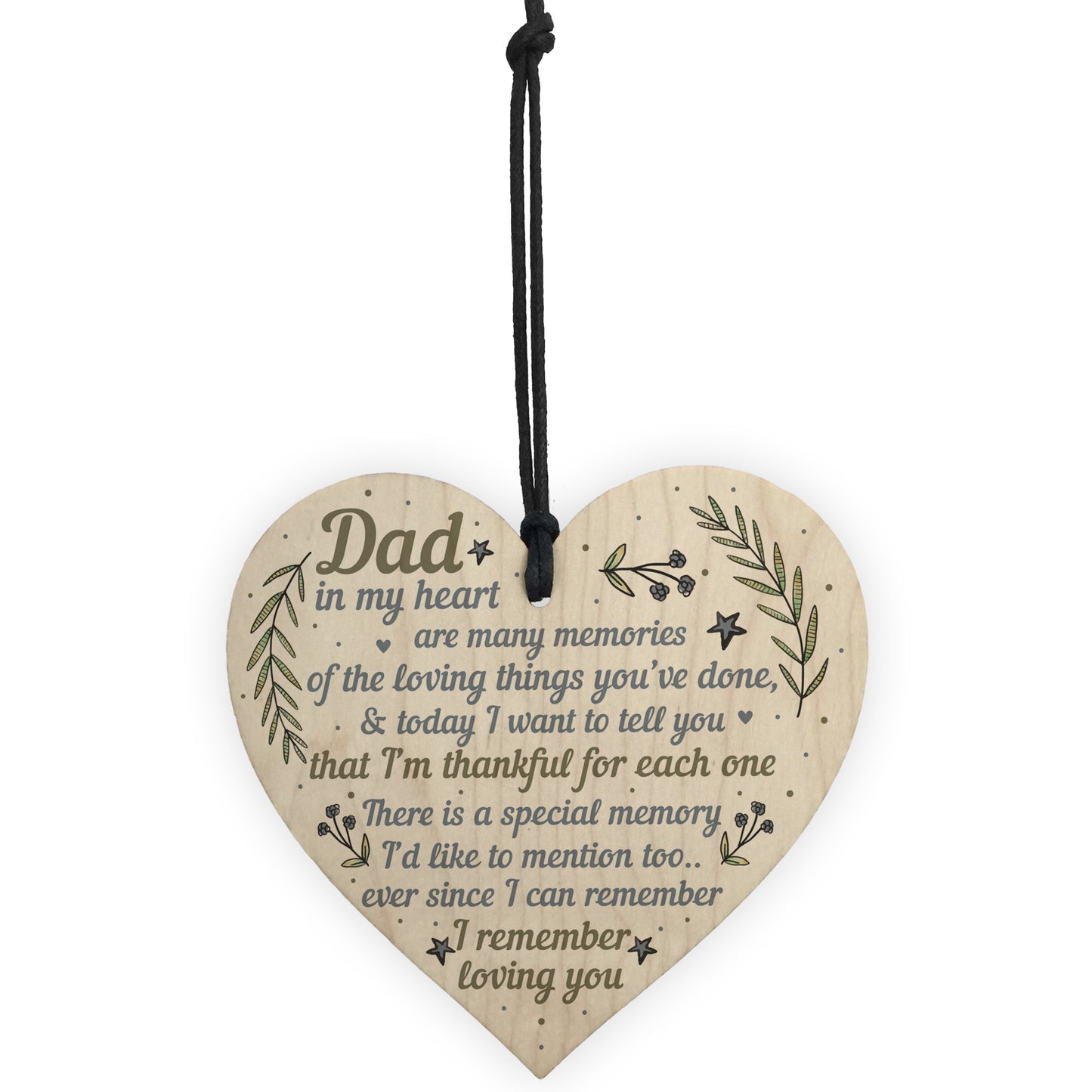 Daddy Dad Gifts For Christmas Birthday Heart From Son Daughter