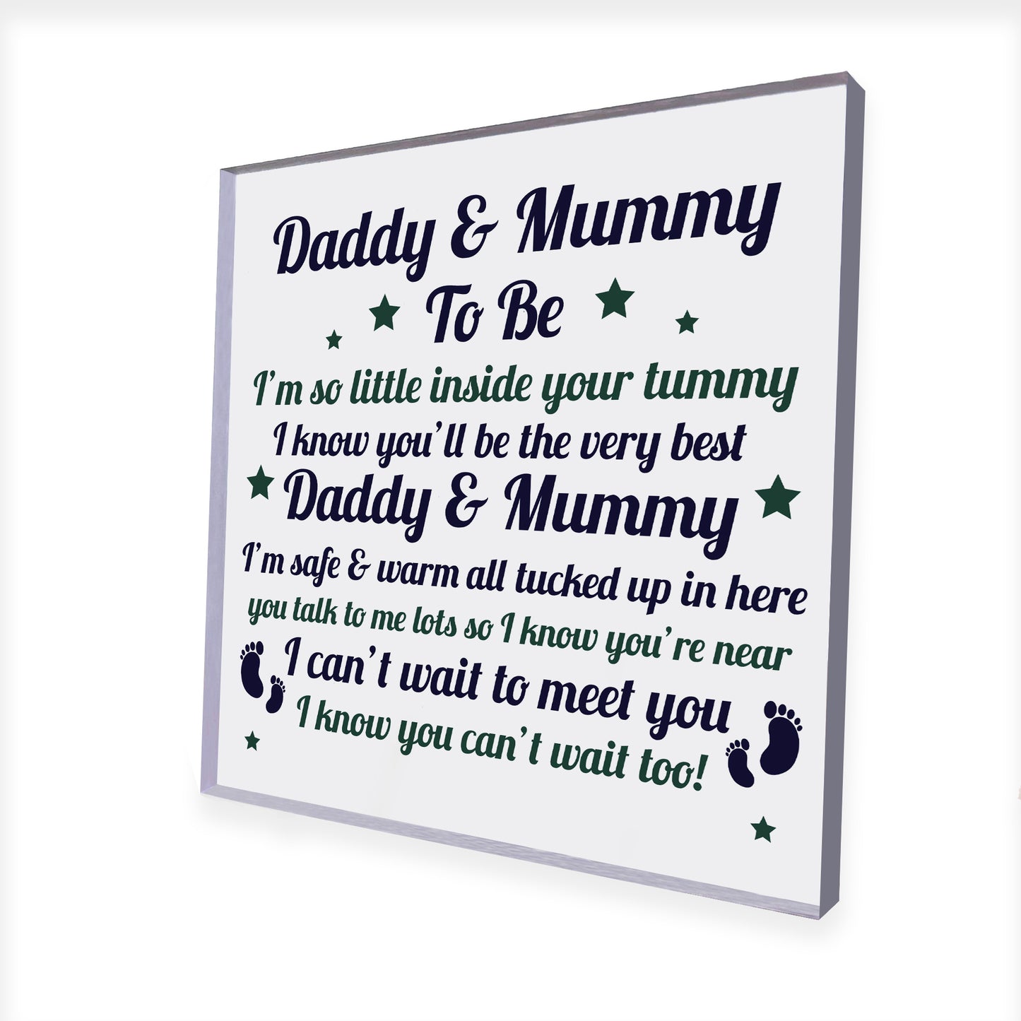 Mummy To Be Gift Daddy To Be Gift Plaque Baby Shower Gift