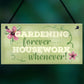 Gardening Forever SummerHouse Sign Garden Shed Mum Nan