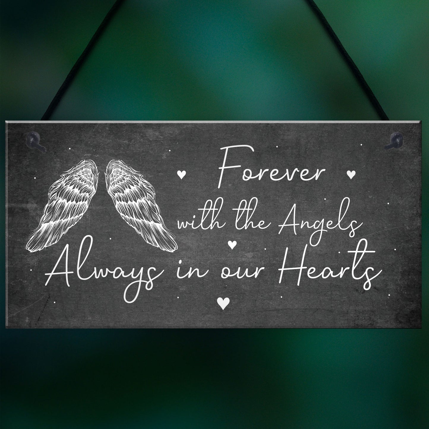 Always In Our Hearts Memorial Garden Plaque Shed Mum Nan Dad