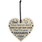 Funny CFathers Day Gifts Novelty Wooden Heart Birthday Gift Dad