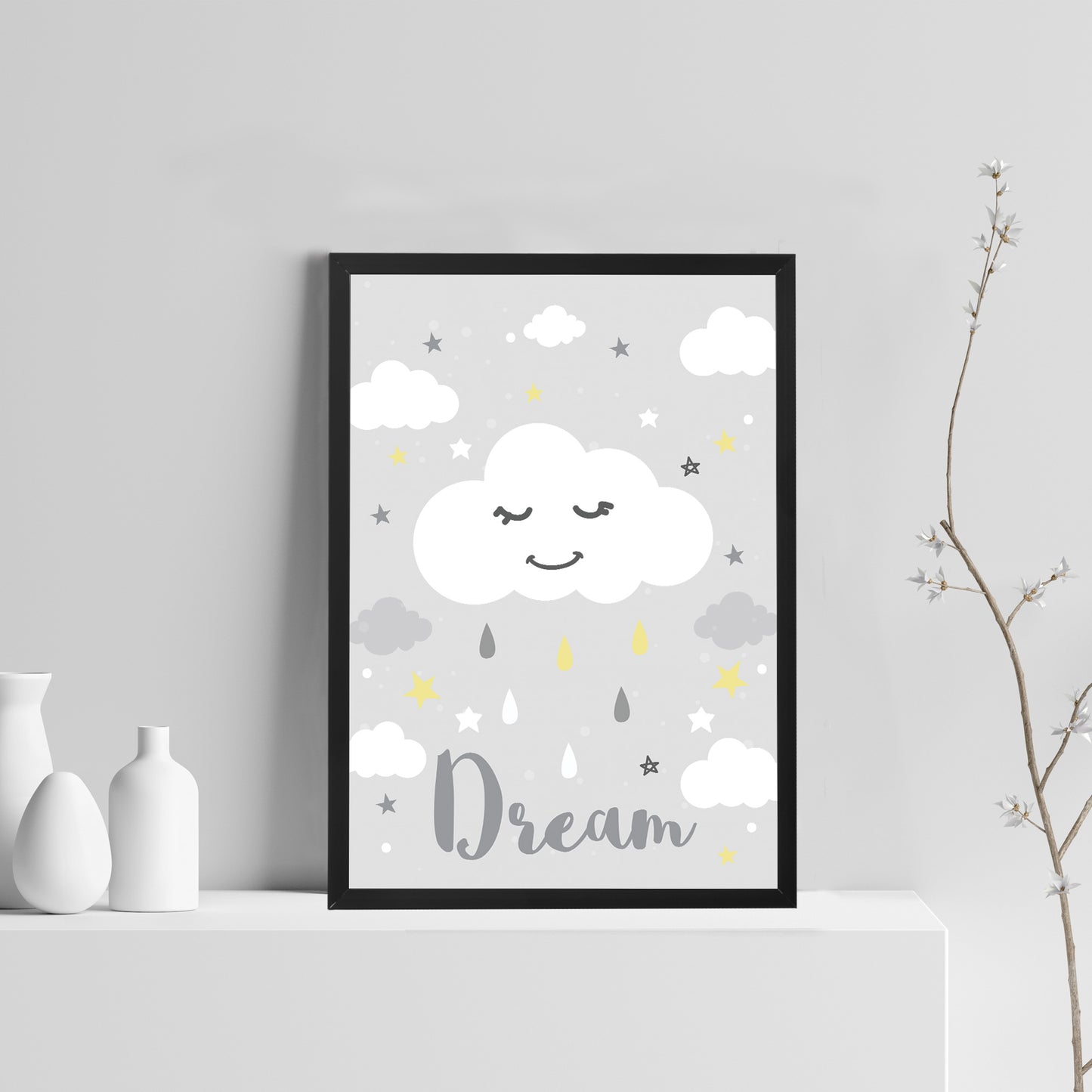 Grey Bedroom Decor Nursery Decor Girl Boy Nursery Prints