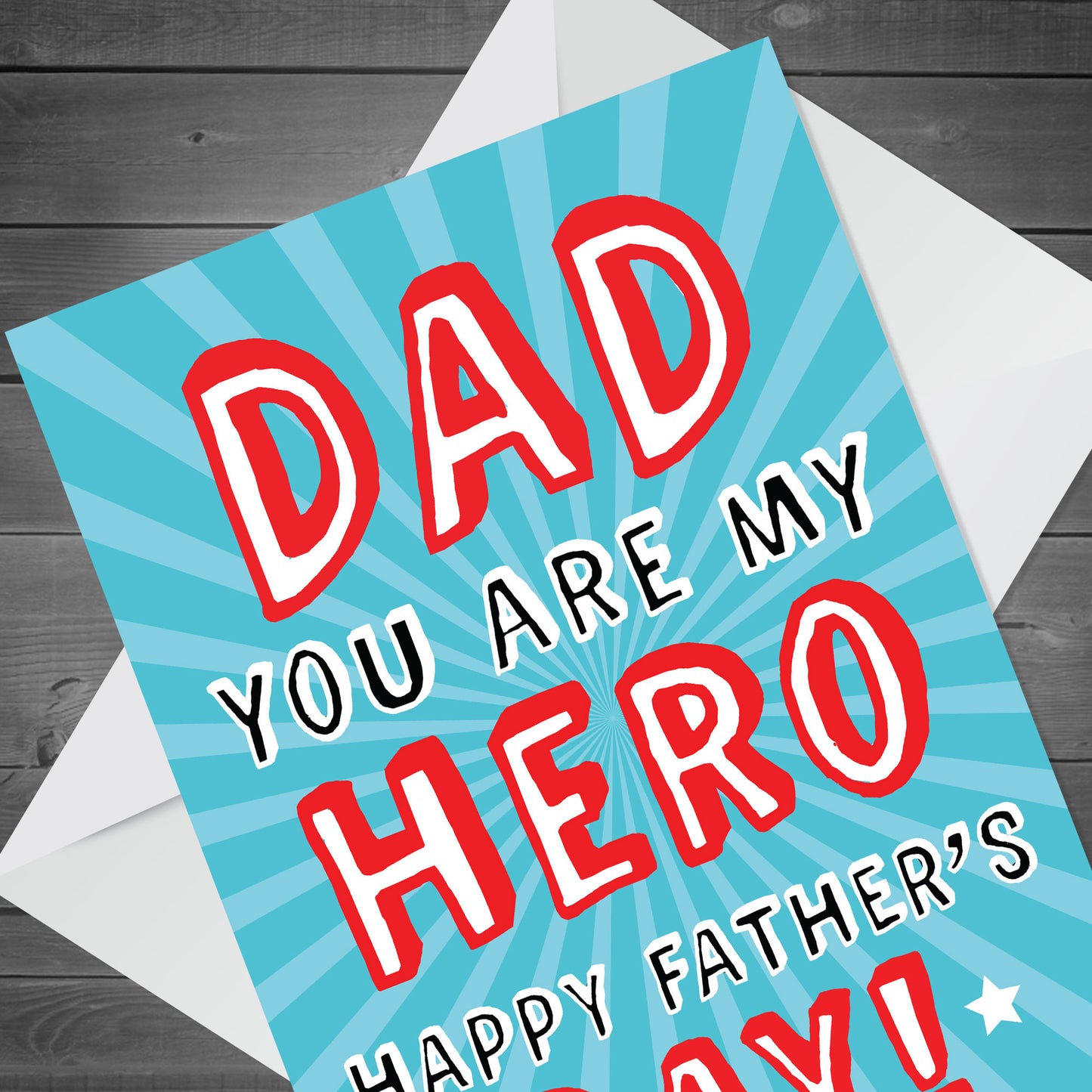 Funny Happy Fathers Day Card For Dad Daddy Novelty Dad Card