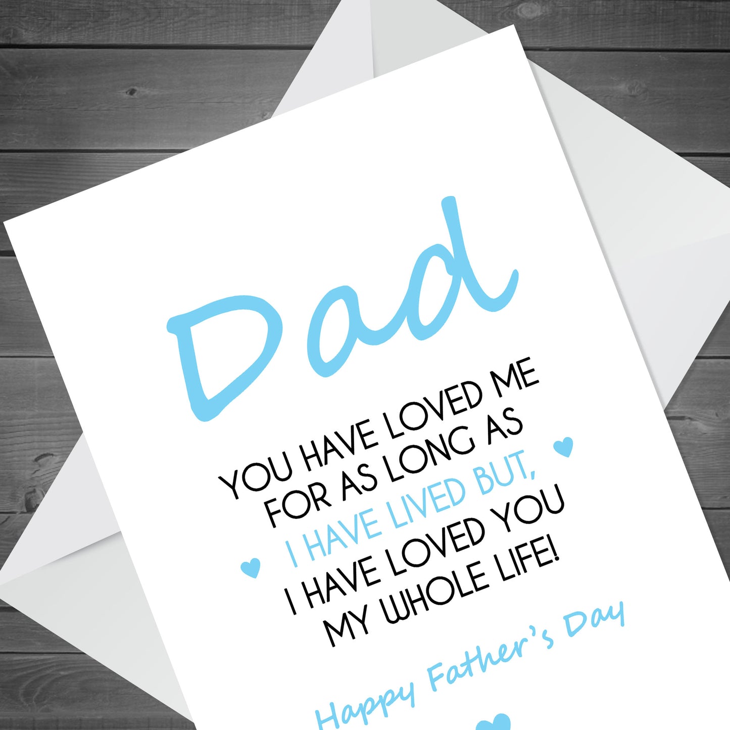 Cute Fathers Day Cards For Dad From Baby Daughter Son Love