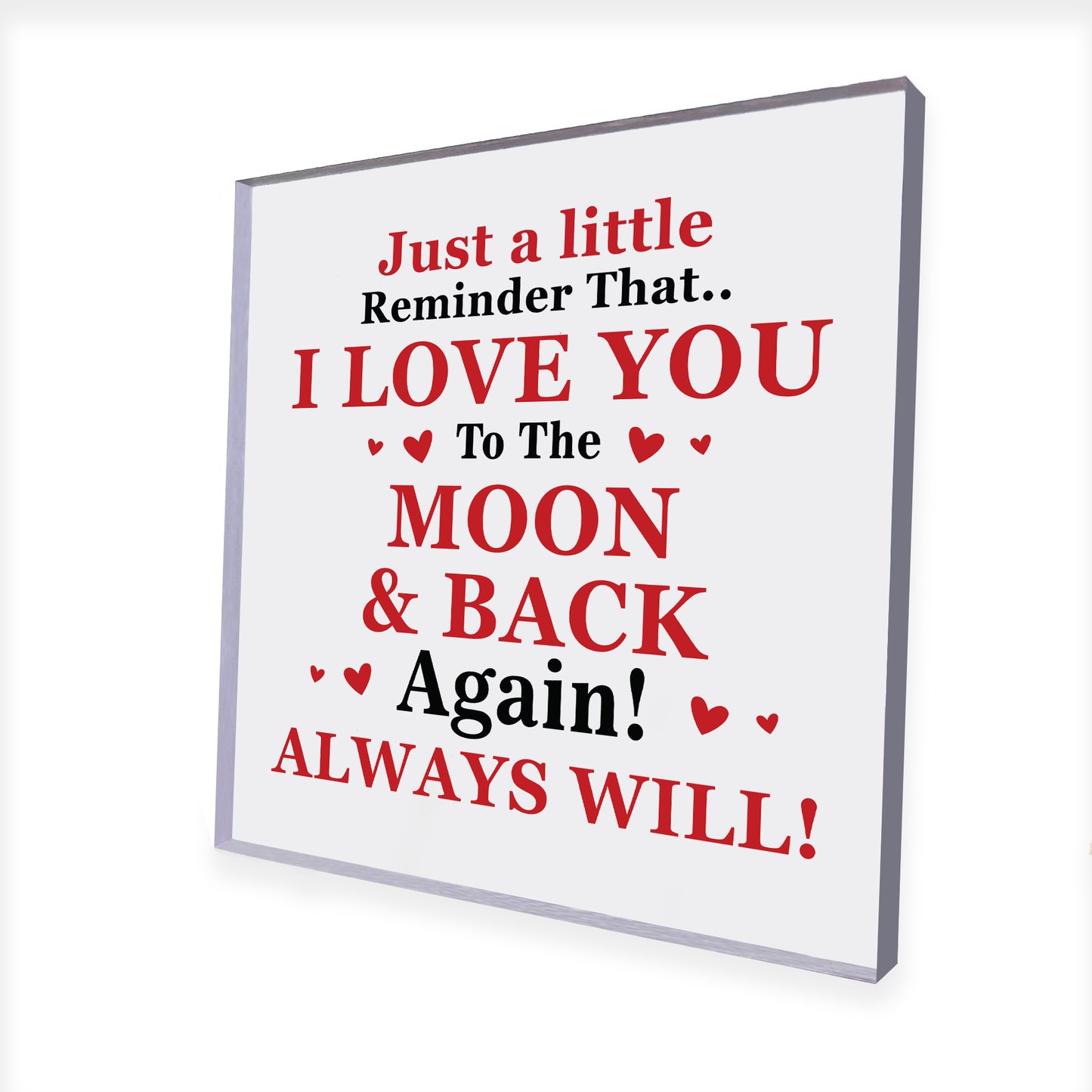I LOVE YOU Gift for Him Her Valentines Day Gift Anniversary Gift