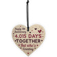 Handmade Wooden Heart Gift To Celebrate 11th Wedding Anniversary