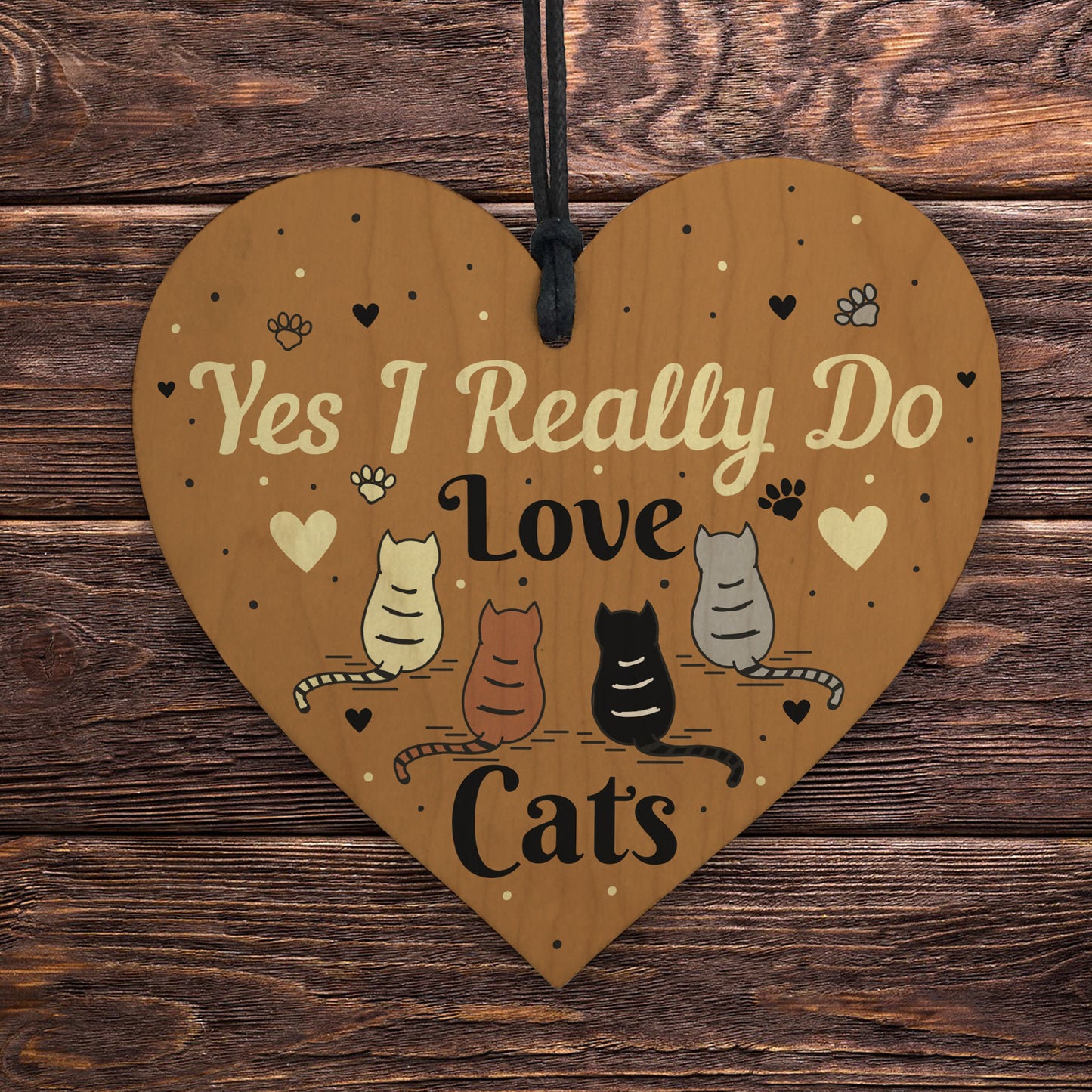 Cat Signs And Plaques For Home Wood Heart Cat Sign For Home