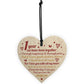 Anniversary 1st Wedding Engagement Wood Heart Plaque Gifts