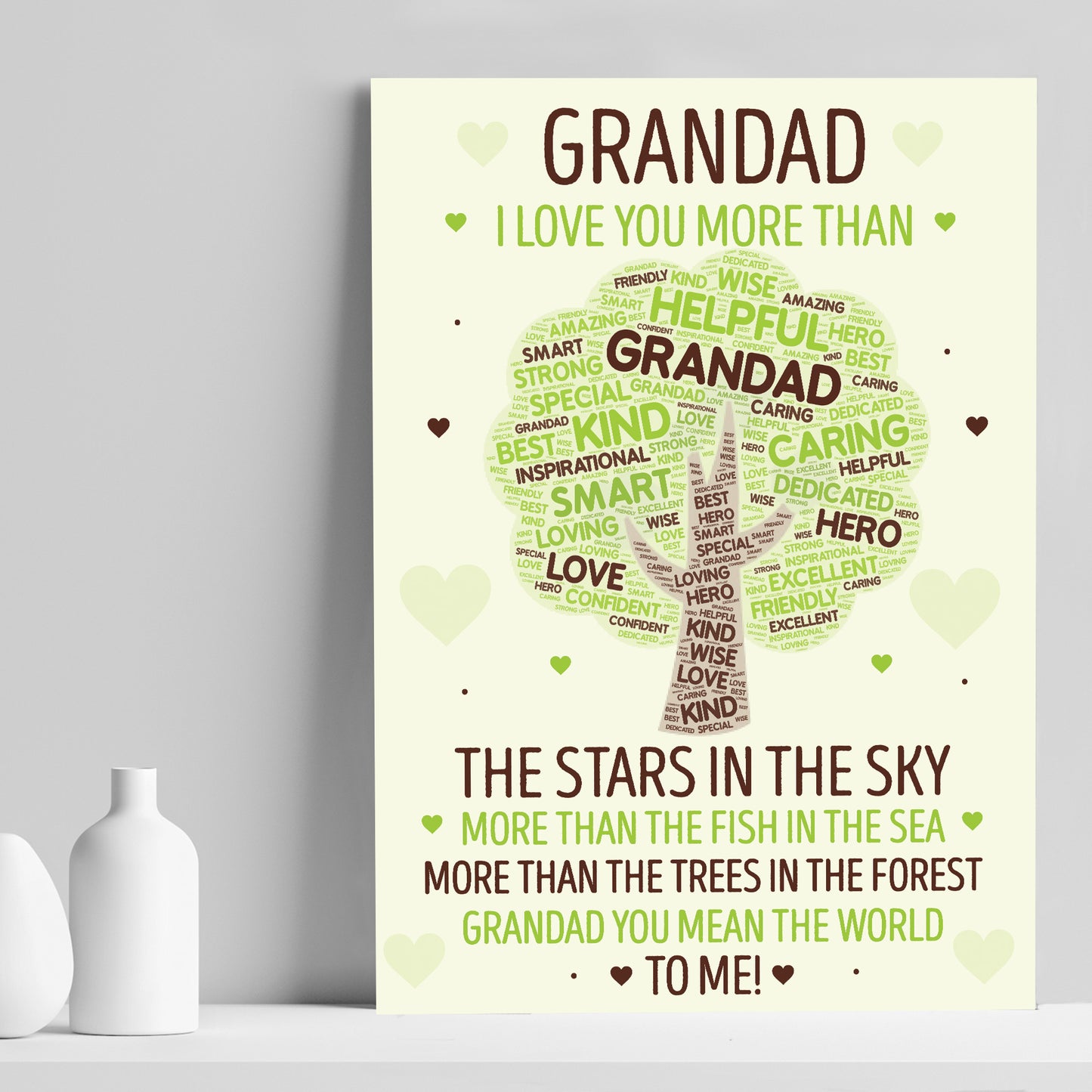 Grandad Print Grandad Birthday Christmas Gift From Grandchild