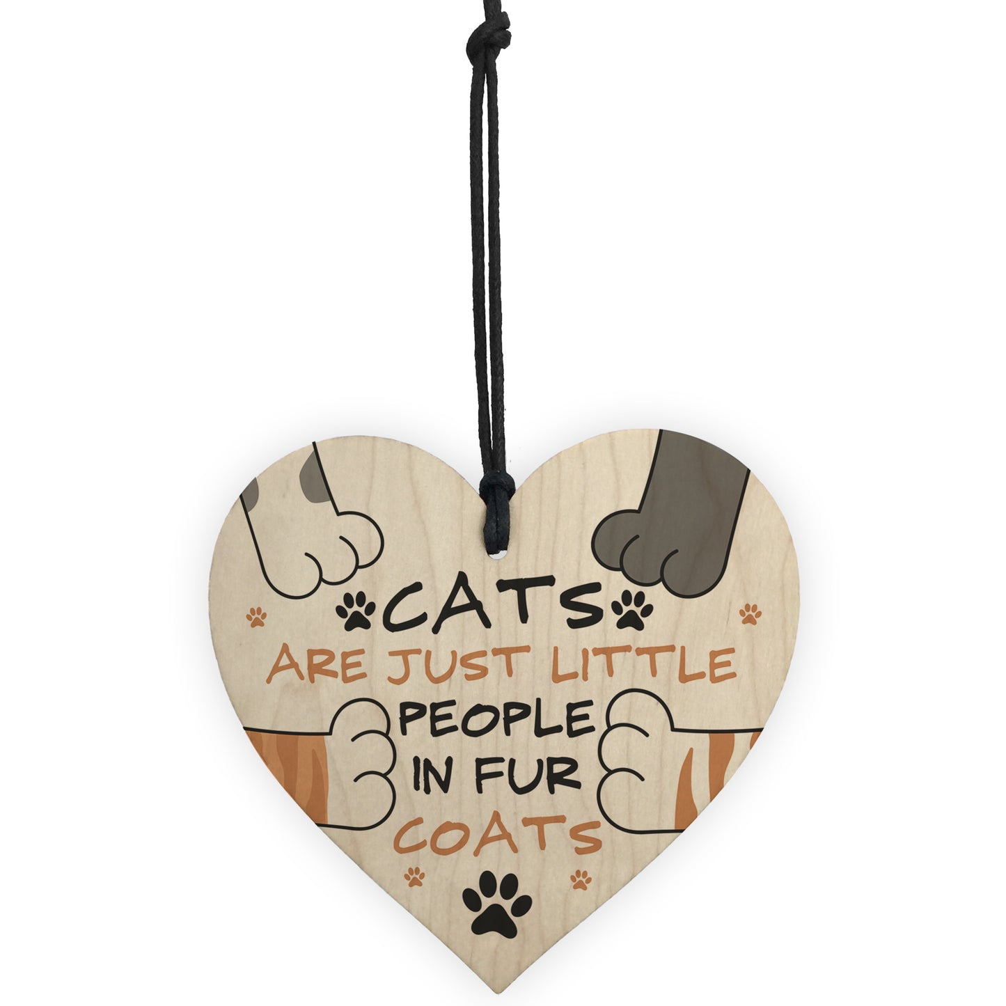 Cats Are Just Little People In Fur Coats Funny Cat Gift