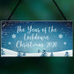 The Year Of The Lockdown Christmas Sign Christmas Decoration