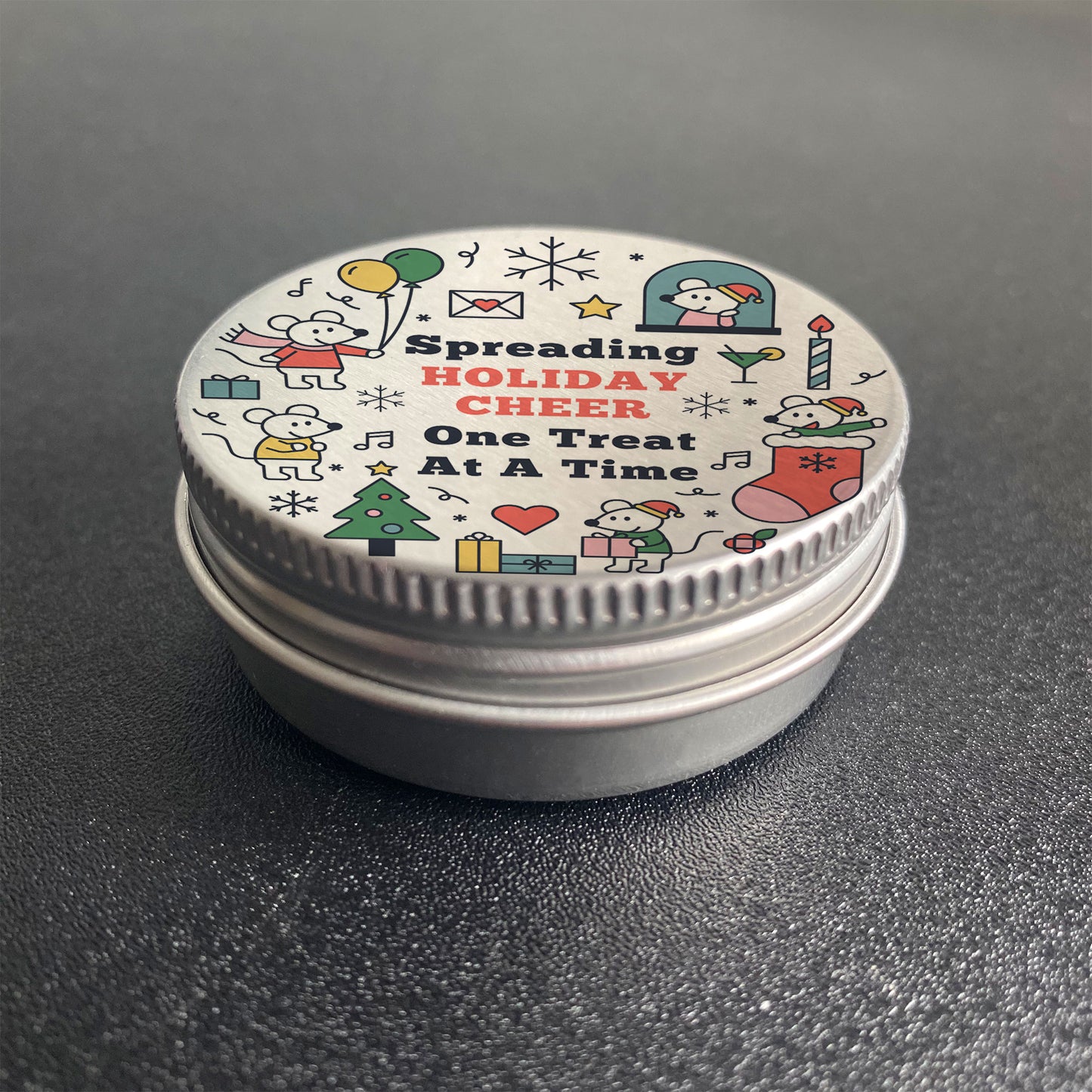 Christmas Treat Sweet Tin Stocking Filler Gift For Son Daughter