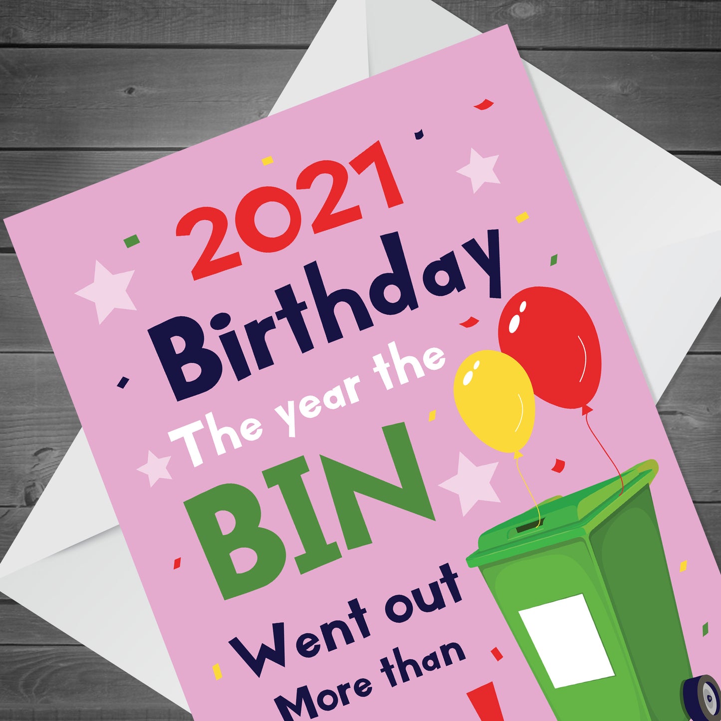 Funny A6 Birthday Card For Mum Dad Auntie Cheeky Lockdown