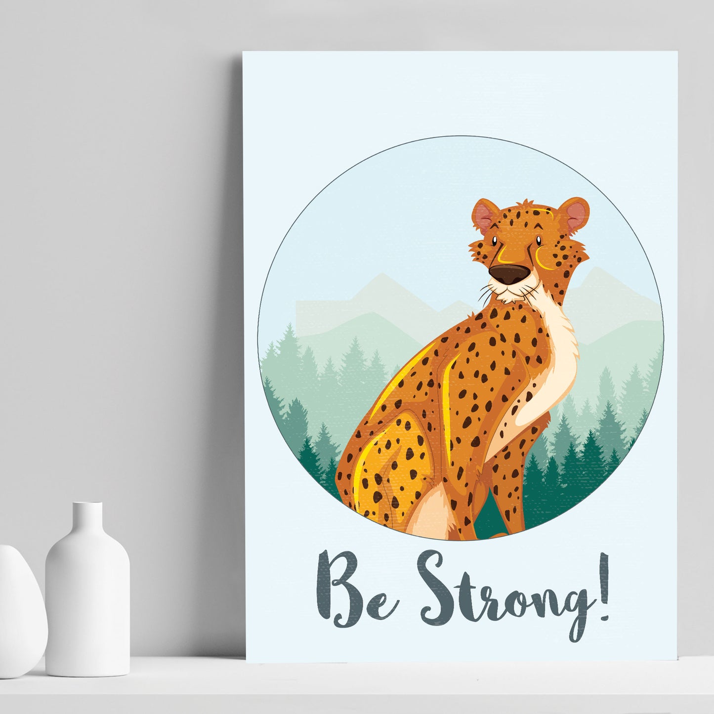 Cheetah Animal Prints For Nursery / Jungle Safari Theme Nursery