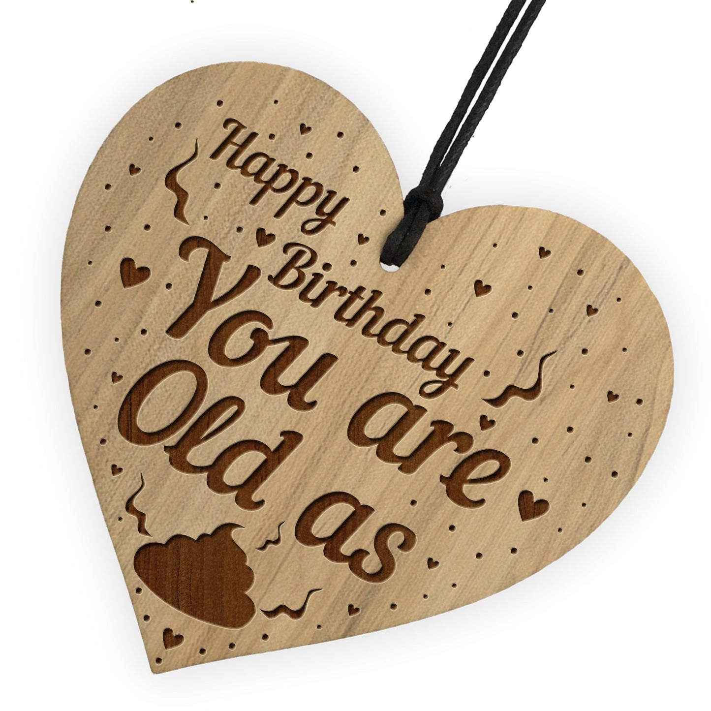 Funny Birthday For Him Her Engraved Heart 50th 60th 70th