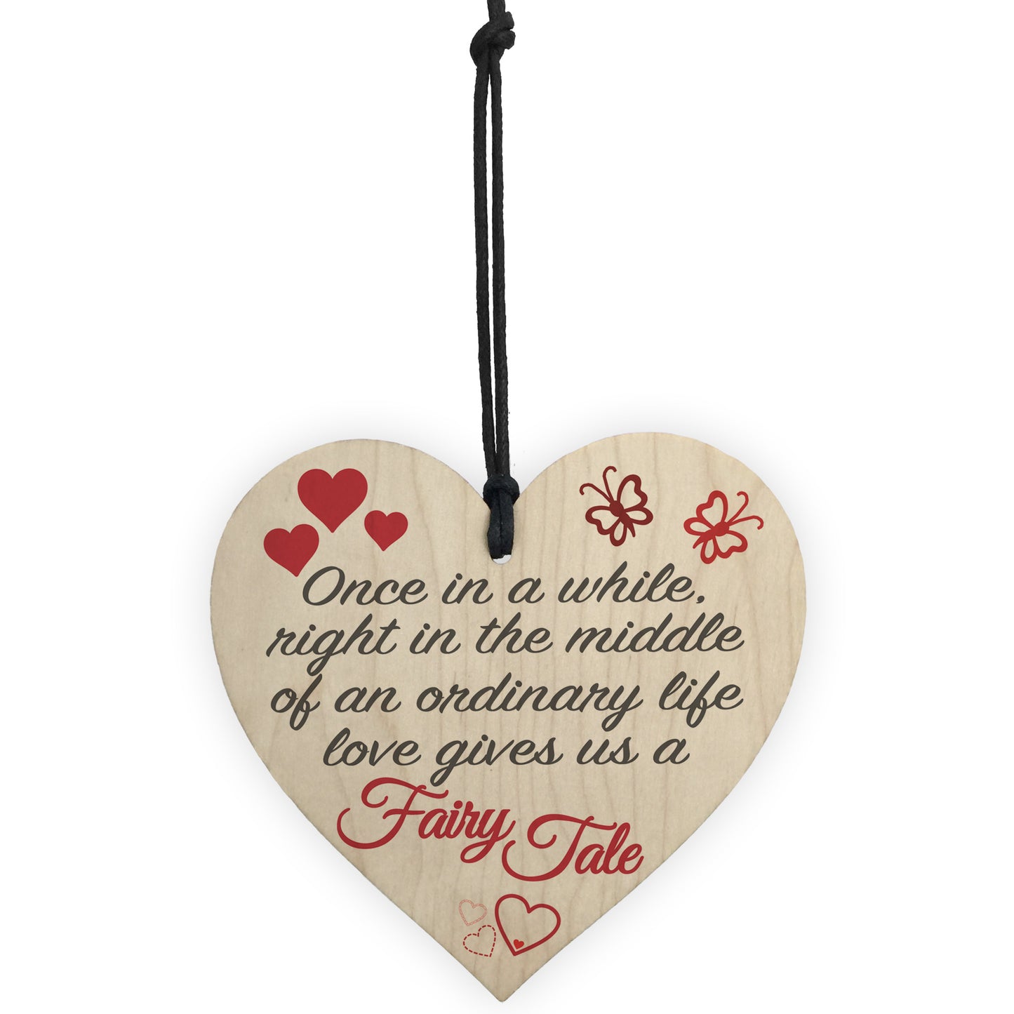 Fairy Tale Wedding Valentines Relationship Couple Hanging Plaque