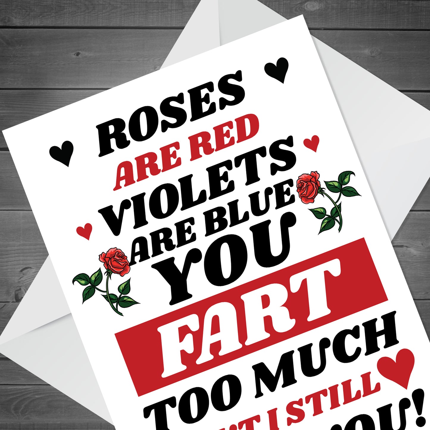 Funny Joke Anniversary Card Poem Valentines Birthday Card