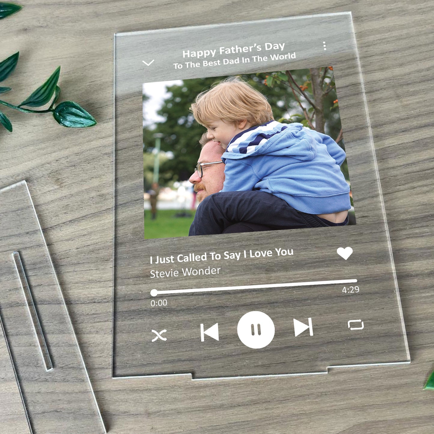 Dad Gifts Freestanding Plaque Song Fathers Day Gift Plaque Gift