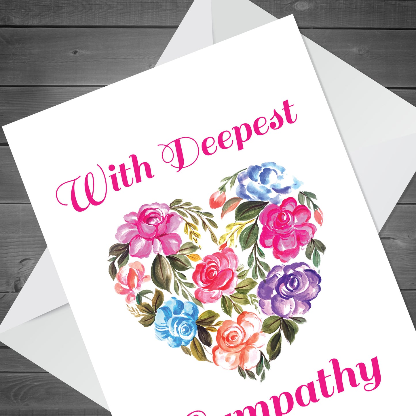 With Deepest Sympathy Condolences Floral Sympathies Bereavement