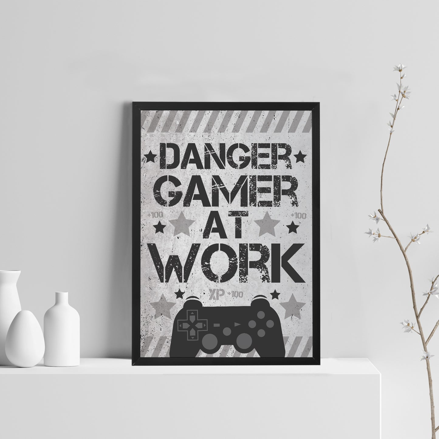 Gaming Room Sign PC Gaming Sign For Wall Boys Bedroom Wall Art